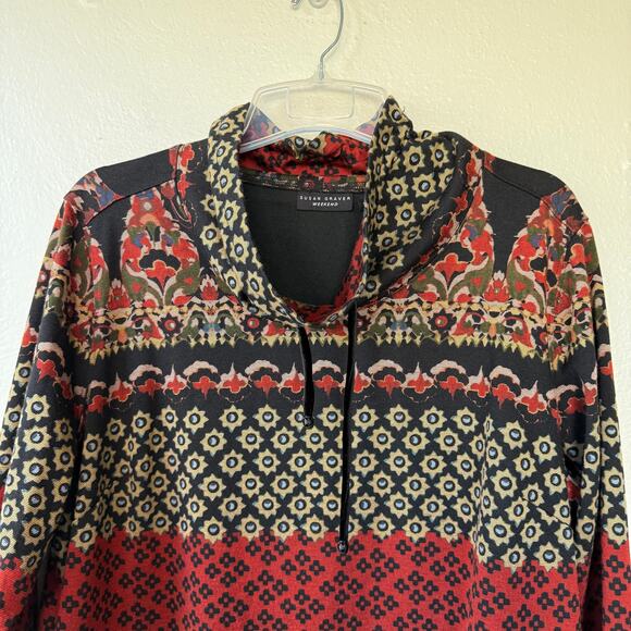 Susan Graver Size 1X pullover sweatshirt style sweater western pattern - Picture 3 of 10